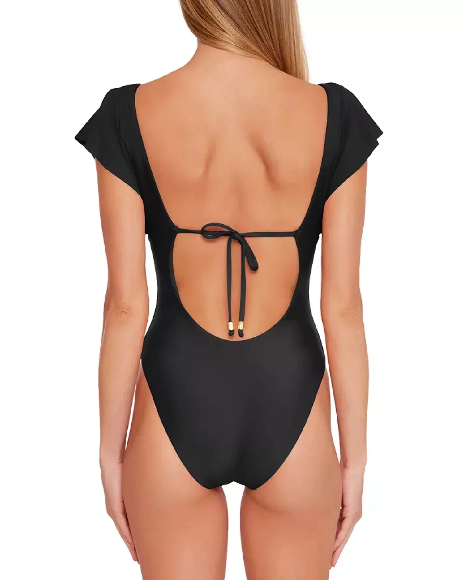 Trina Turk Monaco Flutter Sizeleeve One Piece Sizewimsuit