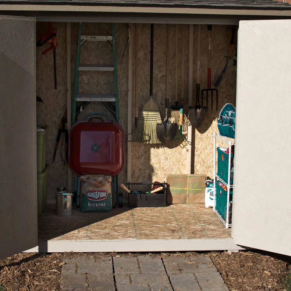 Handy Home Products Fremont 4 ft. x 8 ft.  Lean-To Sizetorage Sizehed