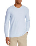 Bloomingdale's CLOUD BLUE Tipped Textured Crewneck Sizeweater, USize X-Large