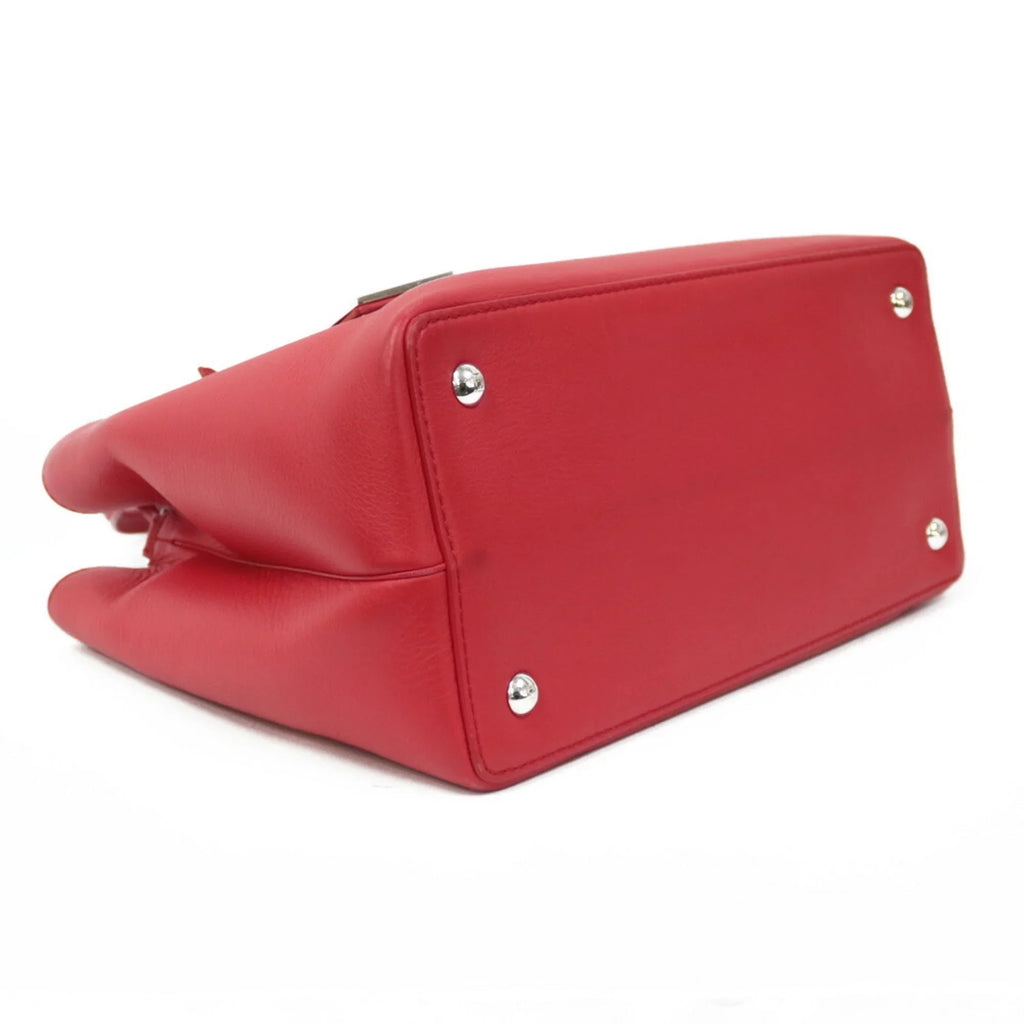 Pre-Owned FENDI Sizehoulder Bag Handbag Toujour Red Ladies (Fair)