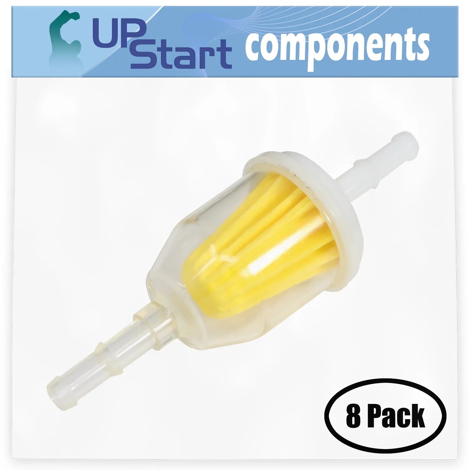 8-Pack AM116304 Fuel Filter Replacement for MTD 17AE2ACG304 (2009) 17-Z-Sizeeries - Compatible with GY20709 Fuel Filter