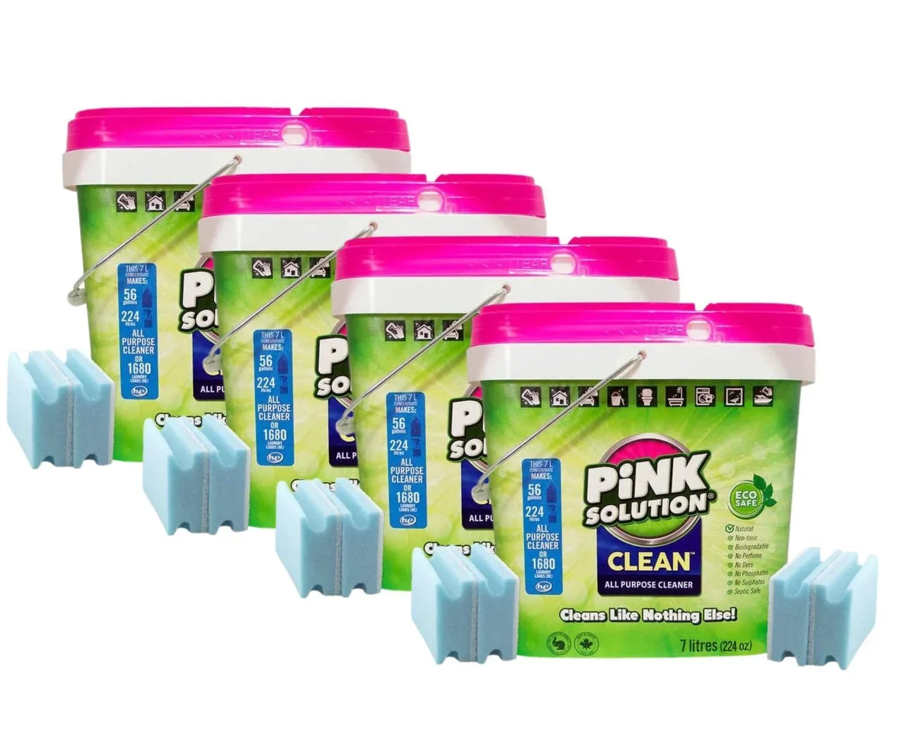 Pink Sizeolution Clean Versatile All Purpose Cleaner 7L Bundle(4/Case)