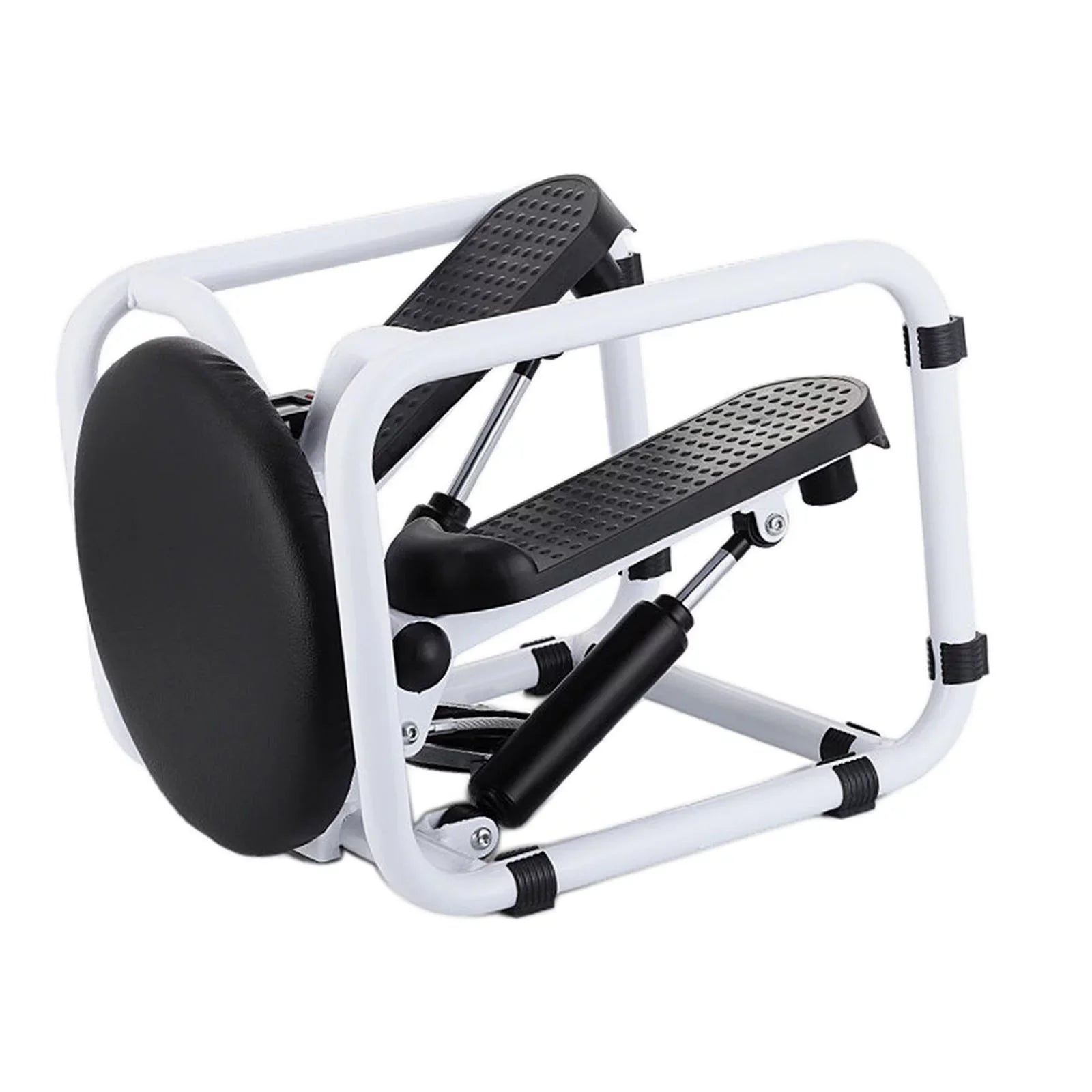 ,multifunctional fitness stepper workout home,electronic display exercise s,stepping machine mute fitness stainless steel,household leg arm full body Black