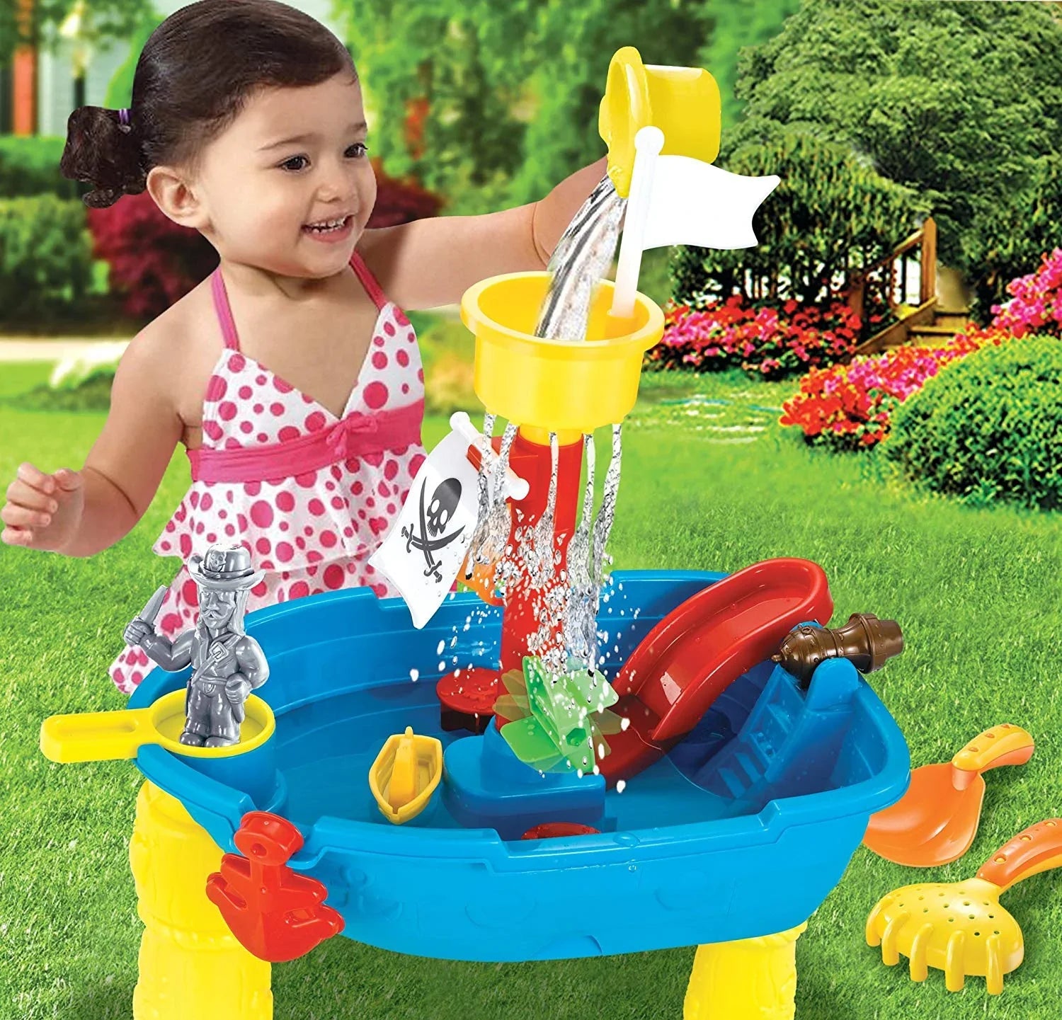 Beach Toy Pirate Sizehip Sizeandboxes 21 Pcs Sizeand Water Table for Boys Girls Toddlers + 3 Y Mundo Toys