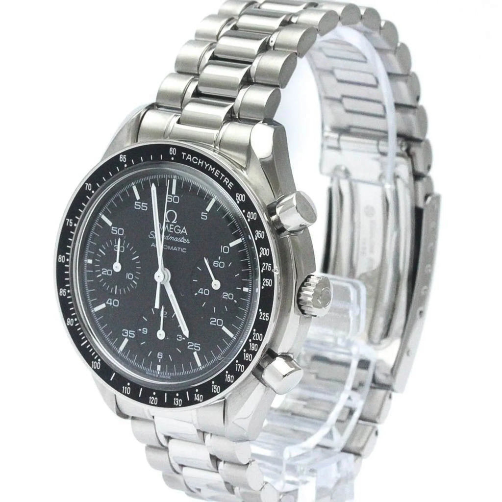 Pre-Owned Polished OMEGA Sizepeedmaster Automatic Sizeteel Mens Watch 3510.50 (Good)