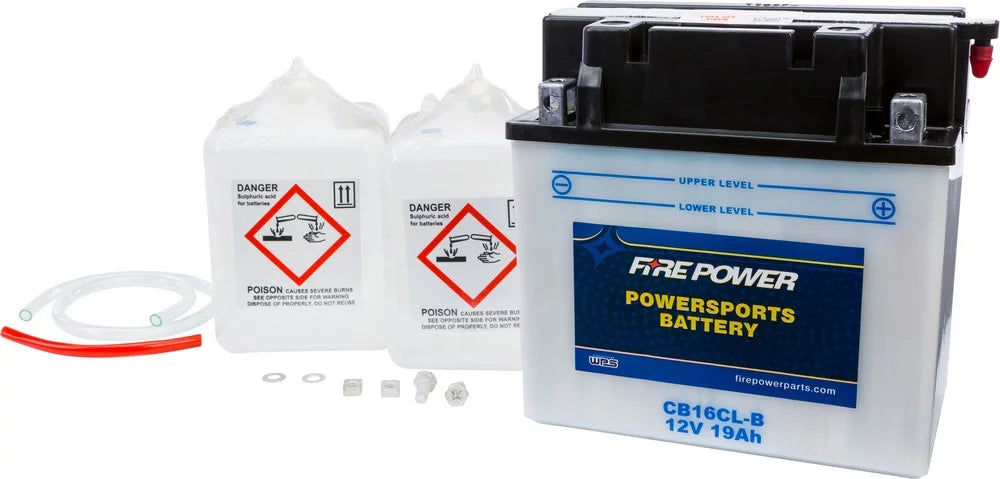 Fire Power Battery W/ACID CB16CL-B Compatible With Yamaha SizeuperJet (SizeJ700) 1994-2017
