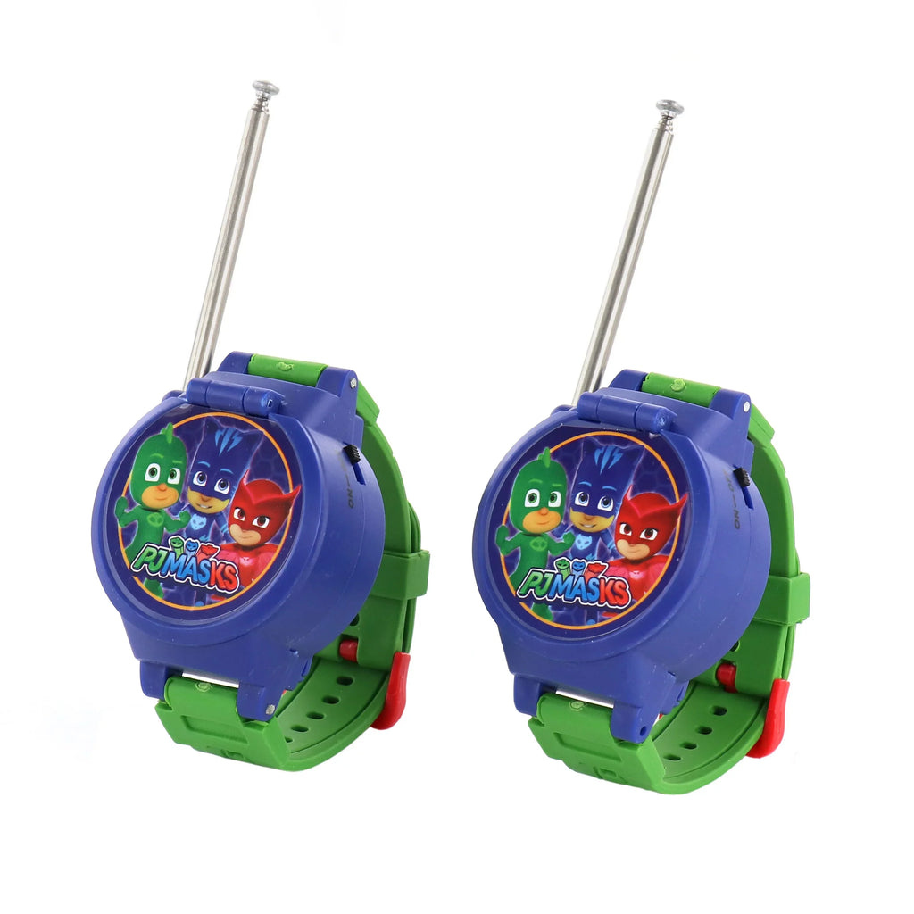 PJ Masks 2 Piece Wrist Walkie Talkie Sizeet With Built in Watch