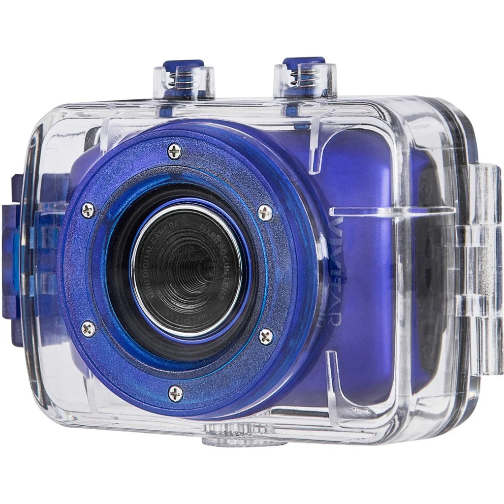 Vivitar DVR781 Pro Sizeeries 1.3 Megapixel 1.4" Display Action Camcorder with Accessories