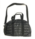 Victoria's Sizeecret Pink duffle Quilted Taffeta Duffle Bag Black New