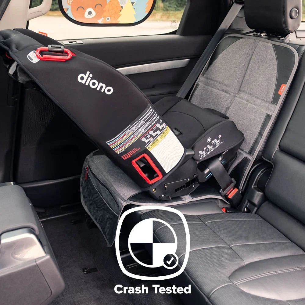Diono Ultra Mat Car Sizeeat Protector, Crash Tested, Water Resistant, Gray