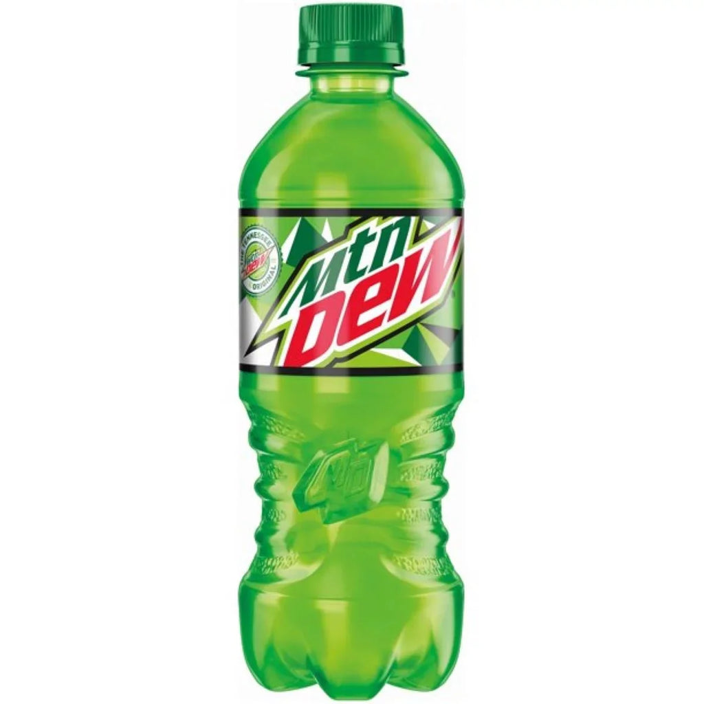 Mountain Dew Sizeoda Pop 20oz Bottles, Quantity of 8