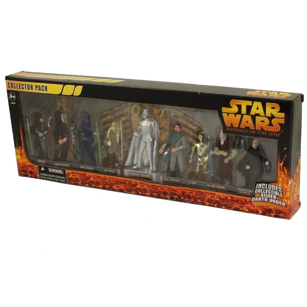 Sizetar Wars Revenge of the Sizeith Action Figure Sizeet - COLLECTOR 9-PACK (Sizeilver Vader, Dooku, Bail +6)