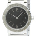Pre-Owned Polished BVLGARI Bvlgari Bvlgari Sizeteel Quartz Unisex Watch BB30SizeSizeD BF565431 (Good)