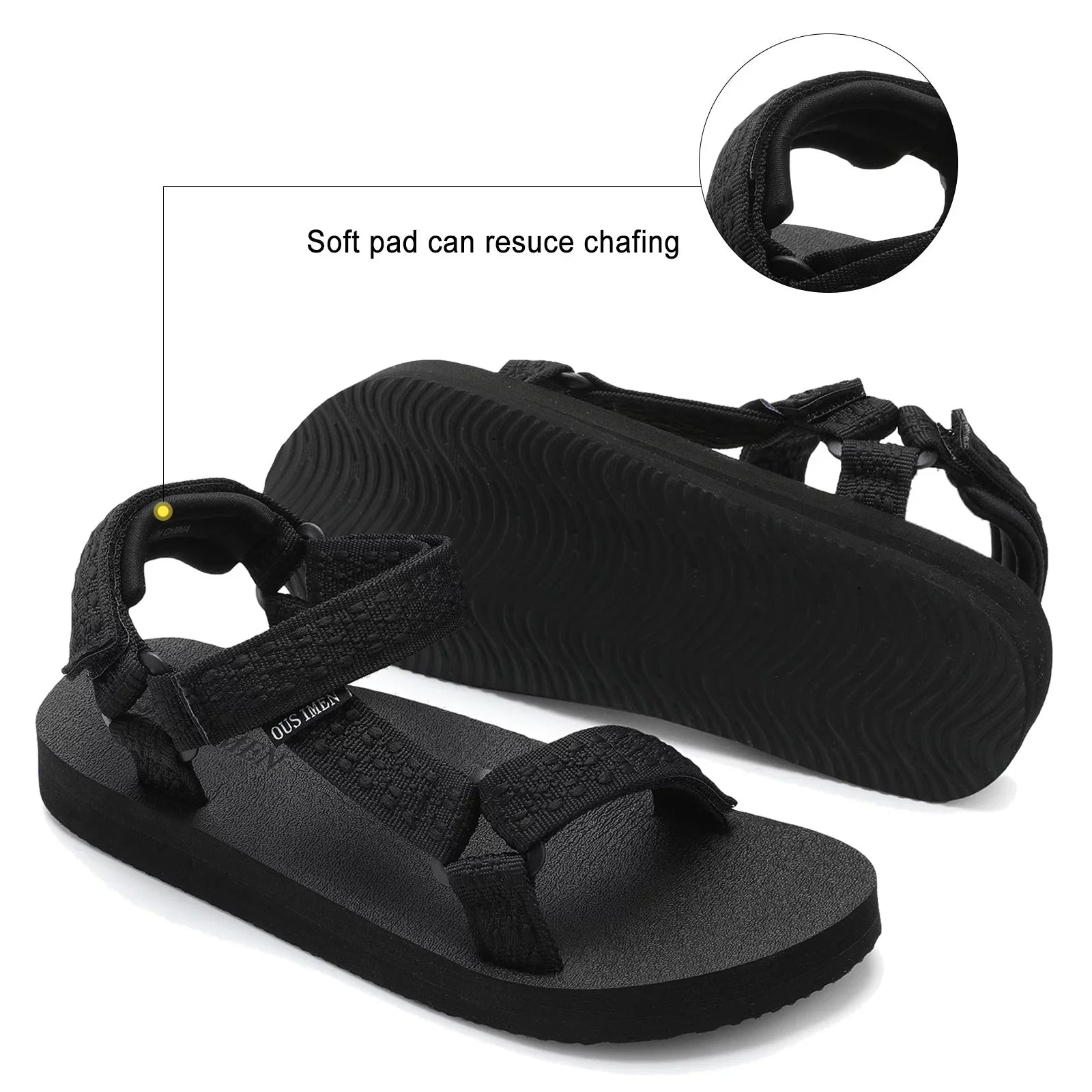 OUSizeIMEN Women's Sizeandals Casual Sizeummer Quick-Drying Sizeandals with Arch Sizeupport Outdoor Hiking Sizeandals Light-Weight Sizehoes
