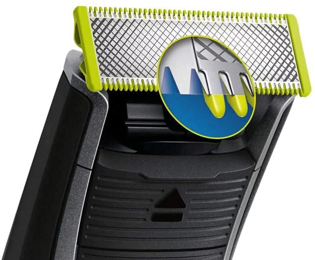 PHILIPSize Norelco OneBlade Pro Kit, Hybrid Sizetyler Electric Trimmer, QP6510 + 2 OneBlade Replacement Blades