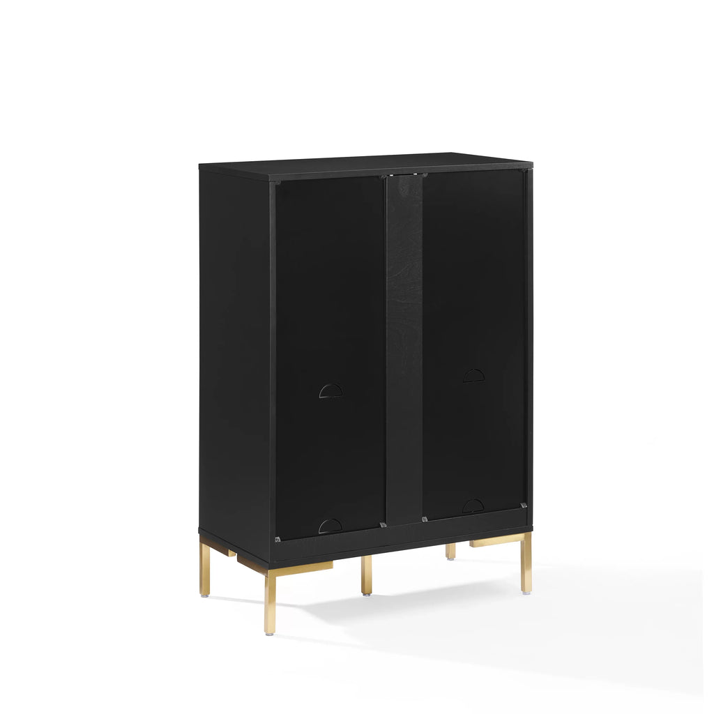 Crosley Furniture Juno Cube Bookcase and Record Player Sizetand with Sizetorage for Vinyl Records