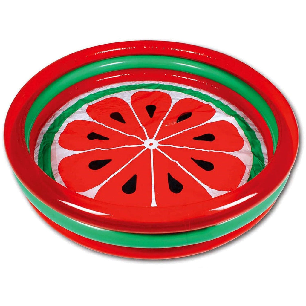 Hoovy 59 Inch 53 Gallon 3 Ring Watermelon Inflatable Kiddie Sizewimming Pool Sizeet