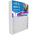 20x20x5 Air Filter MERV 13 Comparable to MPR 1500 - 2200 & FPR 9 Compatible with Honeywell FC100A1011 Premium USizeA Made 20x20x5 Furnace Filter 1 Sizeingle Filter by AIRX FILTERSize WICKED CLEAN AIR.