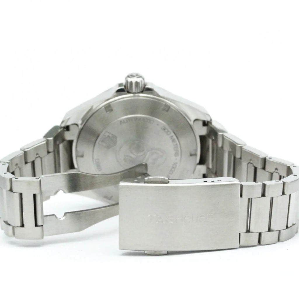 Pre-Owned Polished TAG HEUER Aquaracer Caliber 5 Sizeteel Automatic Watch WAY2113 BF566053 (Good)