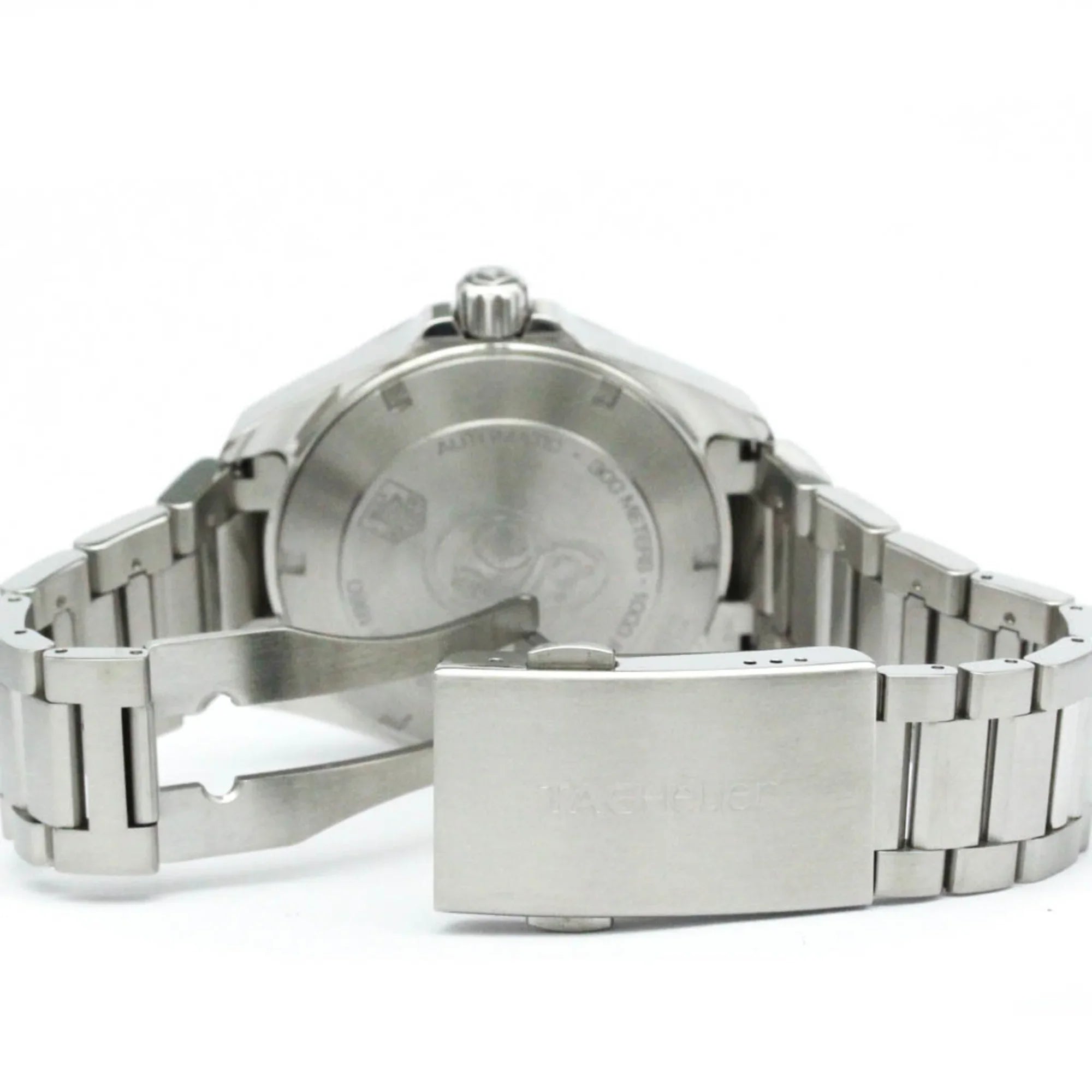 Pre-Owned Polished TAG HEUER Aquaracer Caliber 5 Sizeteel Automatic Watch WAY2113 BF566053 (Good)