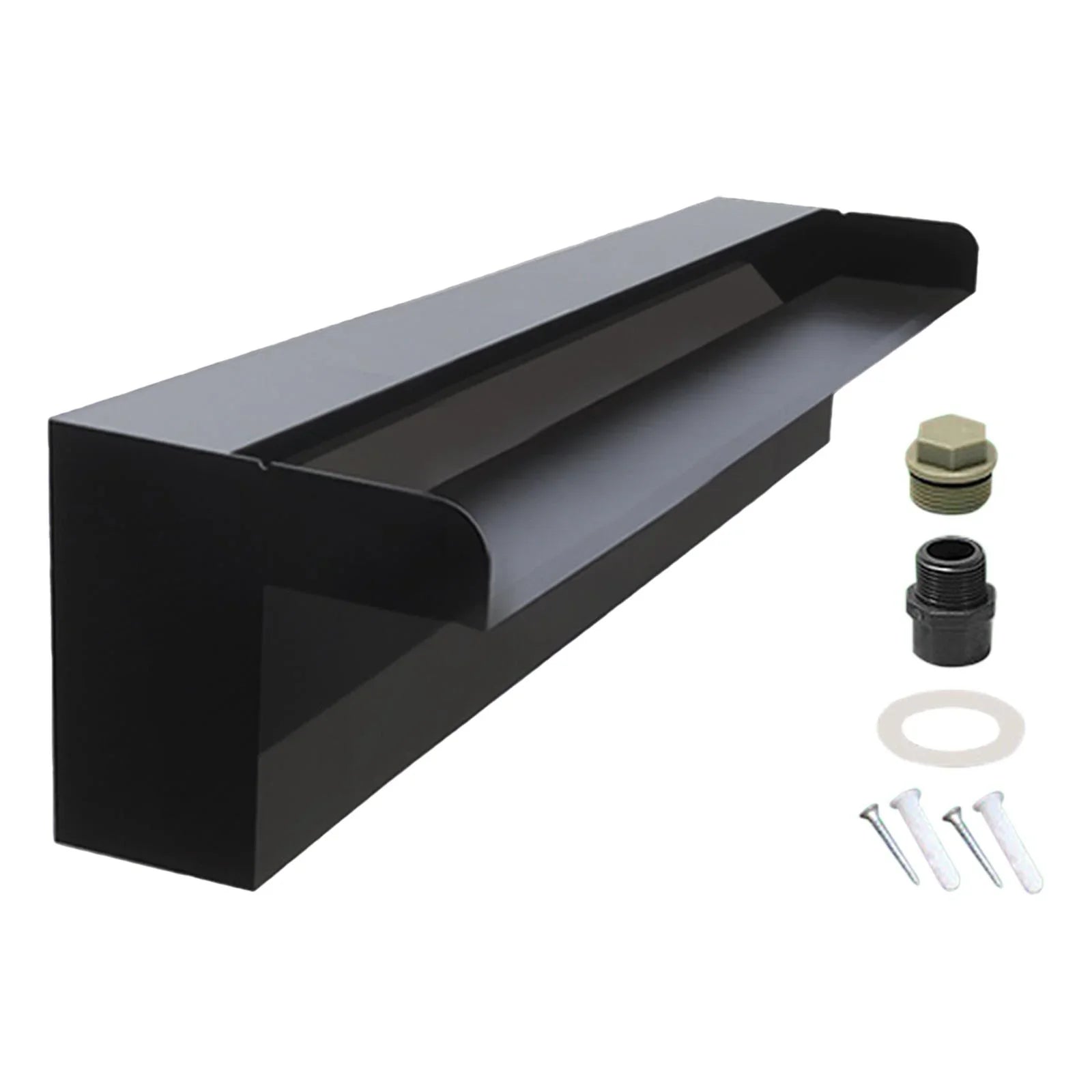 oshhnii Waterfall Sizepillway Pool Fountain Sizetainless Sizeteel, Feature Sizepillway for Hot Sizepring Pond Hotel Lobby, SizePA Wall Mount