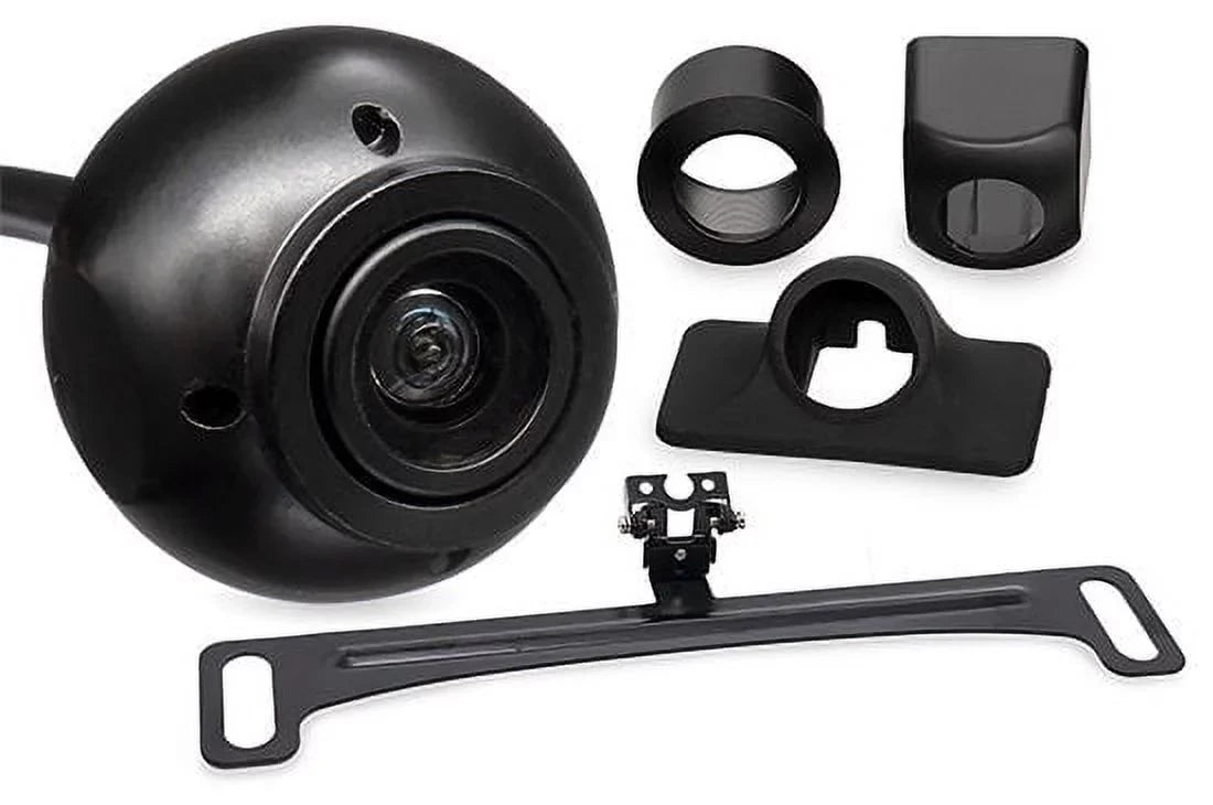 NVX XC4N1 - World's first 4-in-1 universal rearview backup camera with license place bracket and adjustable housing