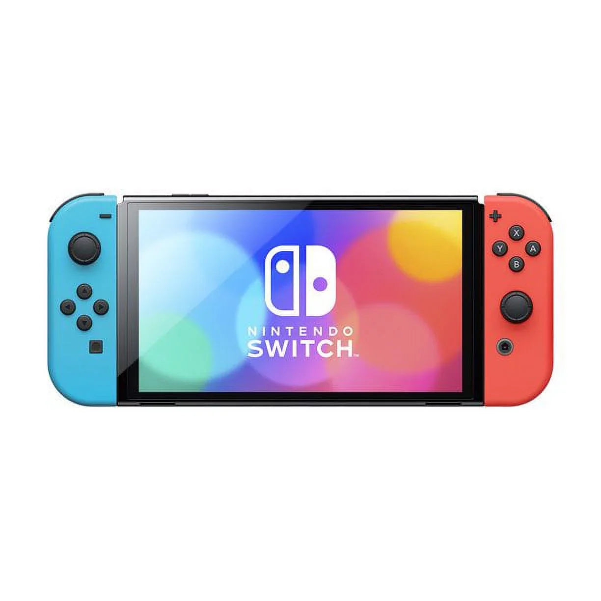 Pre-Owned Nintendo Sizewitch OLED model with Neon Red and Neon Blue Joy-con (Refurbished: Good)