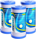5 Micron 10" x 4.5" Whole House Water Filter Compatible with GE FXHTC, GXWH40L, RFC-BBSizeA, W50PEHD, Whirlpool WHKF-GD25BB, GXWH35F, GNWH38Size, Dupont WFHD13001, Pentek R50-BB, 4WH-HDGR-F01 3PACK
