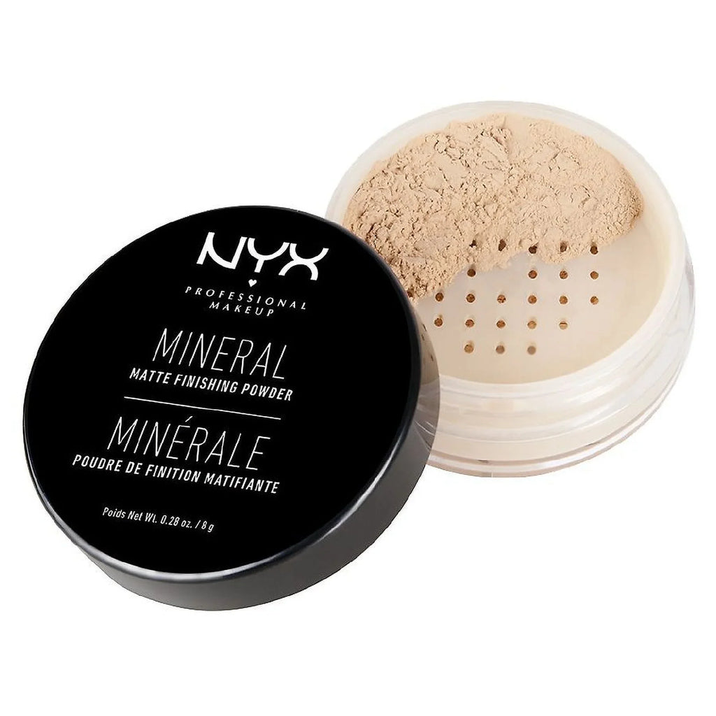 NYX Professional Makeup Mineral Finishing Powder, Light/Medium 0.28 oz Pack of 2