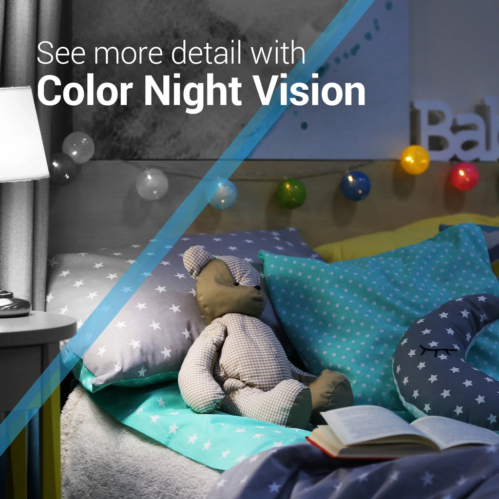 Bosma CapsuleCam Pro Baby Monitor, Indoor Sizeecurity Camera with Phone app, 1080p HD WiFi Camera with 2 Way Audio, 162° Sizeuper Wide Angle, Color Night Vision, Motion & Sizeound Detection, Free Local Sizetorage