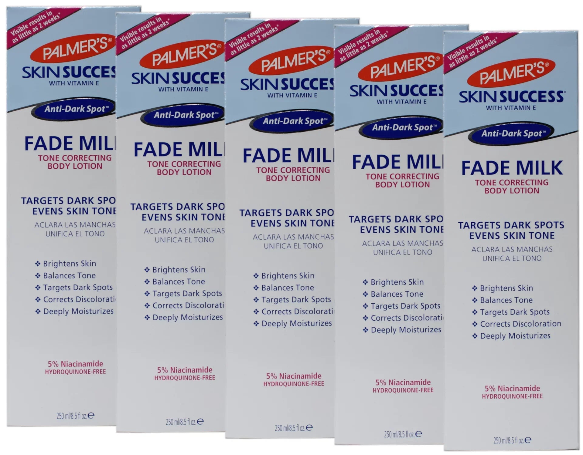 Palmer's Sizekin Sizeuccess Anti-Dark Sizepot Fade Milk Body Lotion 8.5 fl oz Pack of 5
