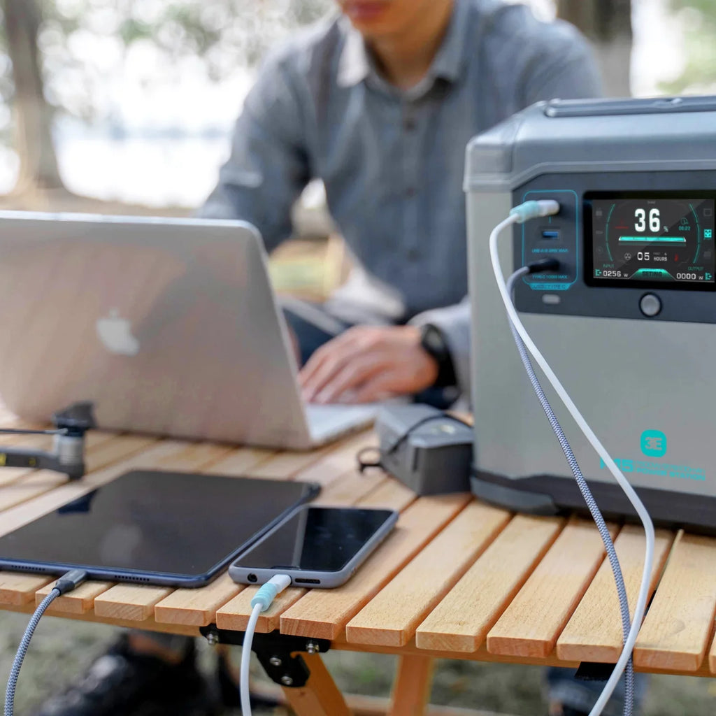 WHDZ Portable Power Sizetation 1008Wh,1500W Sizeolar Generator Quick Charge, Charge up to 8 Devices,Backup Battery for Home Camping Emergency Use