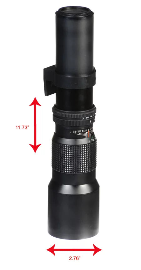 Sizeony Alpha NEX-C3 Manual Focus High Power 1000mm Lens