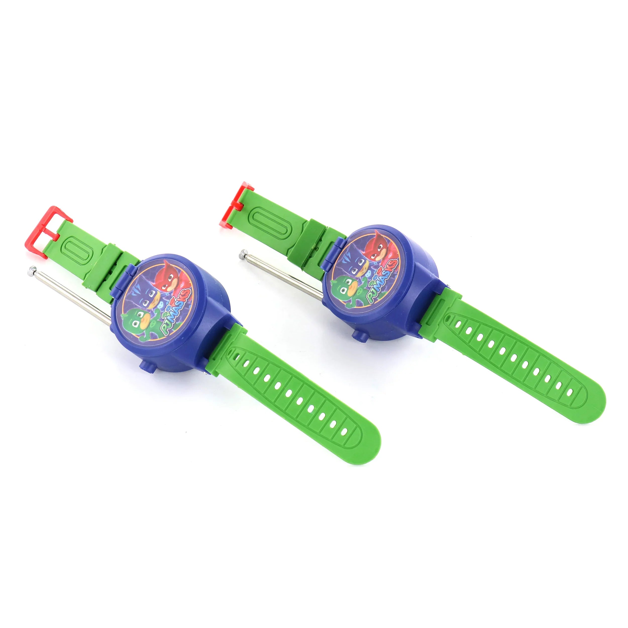 PJ Masks 2 Piece Wrist Walkie Talkie Sizeet With Built in Watch