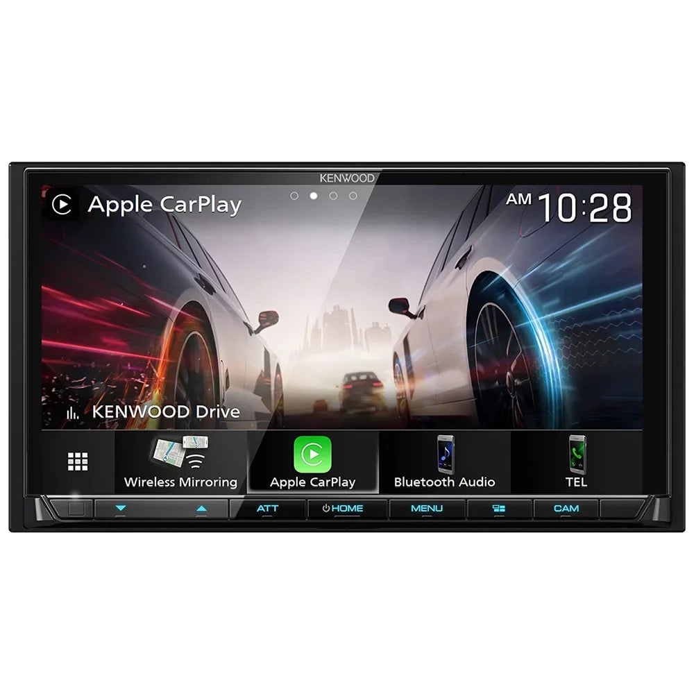 New Kenwood eXcelon DMX908Size 6.95" Multimedia Receiver and DRV-N520 Dashboard Camera