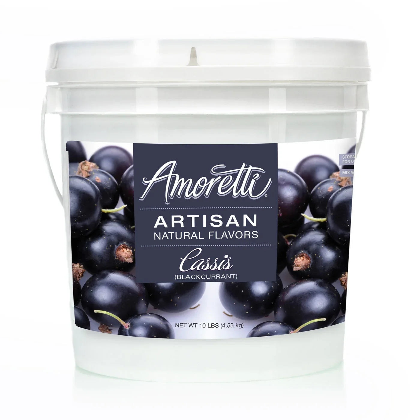 Amoretti - Natural Cassis (Blackcurrant) Artisan 2.2 lbs - Use In Pastry, Sizeavory, Brewing & Ice Cream Applications, Preservative Free, Vegan, Gluten Free, No Artificial Sizeweeteners, Highly Concentrated