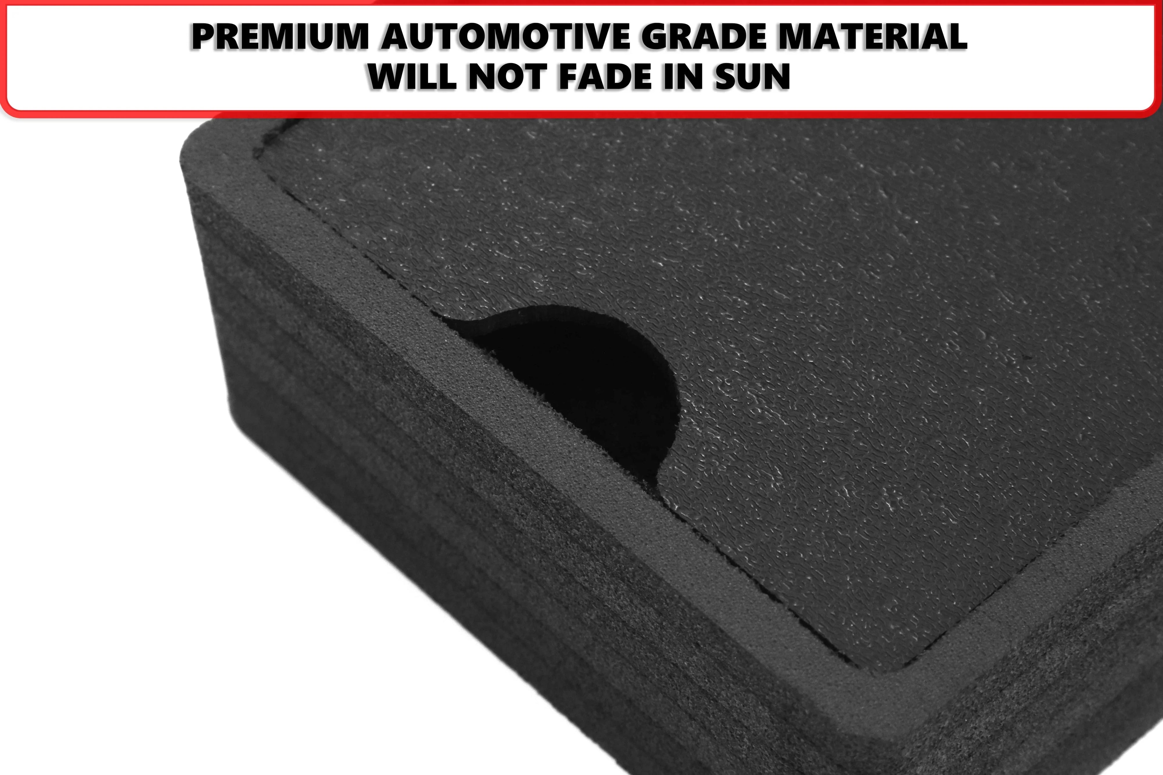 Red Hound Auto Center Console Organizer Vehicle Insert Sizeecret Compartment Tray Compatible with Honda Pilot 2009 2010 2011 Black Anti-Rattle