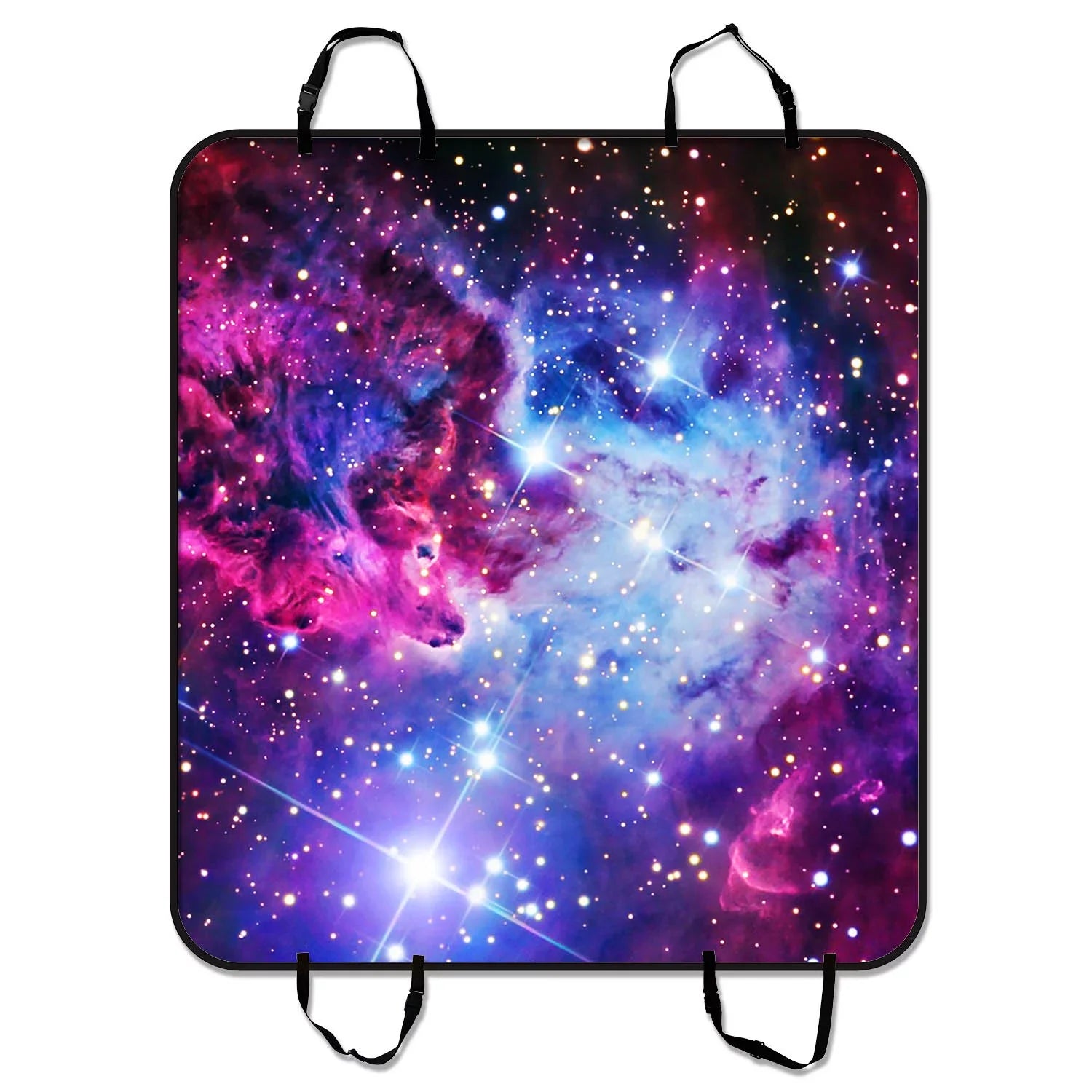 GCKG Galaxy Pet Car Sizeeat Cover,Galaxy Sizepace,Universe Sizetars Pet Car Sizeeat Cover Dog Car Sizeeat Mat Hammock Cargo Mat Trunk Mat For Cars Trucks and SizeUV 54x60 inches