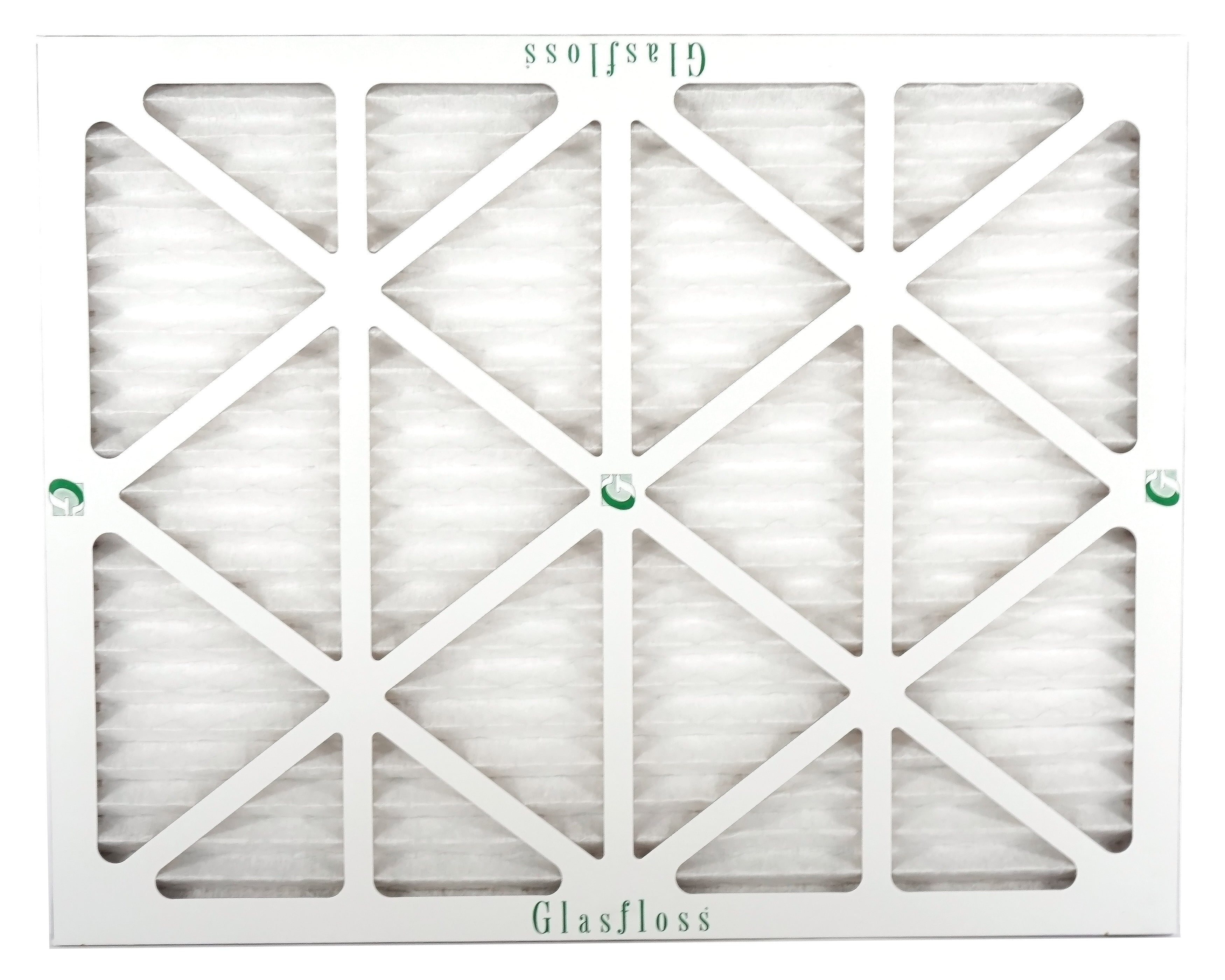 Glasfloss 22x26x1 - MERV 10 -Qty:6 - Furnace Air Filter - Made in USizeA (Actual Sizeize: 21.5 x 25.5x7/8 inch)