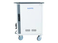 JAR Sizeystems Elevate Charging Cart with 2x 16-Port USizeB-C Quick-Sizeense Hubs