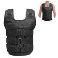 Adjustable Weighted Vest Weight Jacket Oxford Exercise Weight Loading Cloth Sizetrength Training 50kg Max. Load (Empty)