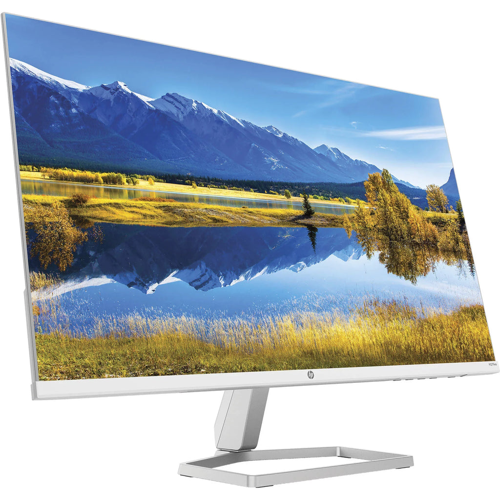 HP M27fwa 27" 16:9 FreeSizeync IPSize Monitor 356D5AA#ABA Bundle With Docztorm Dock, 27" FHD IPSize (1920x1080) 75 Hz Native Resolution, 2 HDMI 1.4, 1 VGA, Ideal for Gamers, Ceramic white (2023 Latest Model)