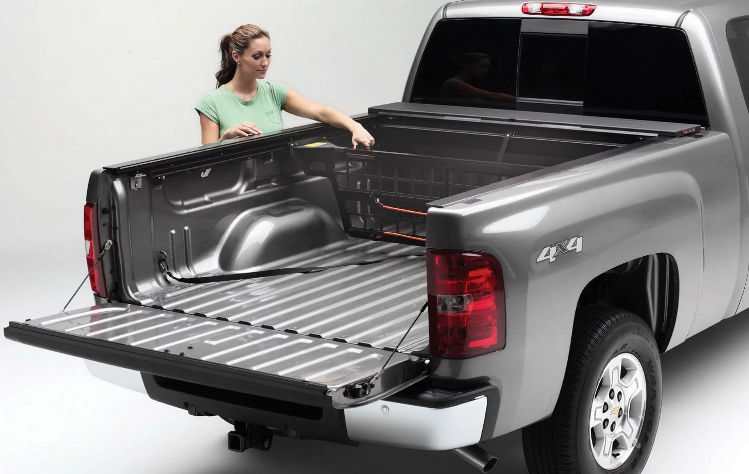 Roll-N-Lock by RealTruck CM262 Cargo Manager Rolling Truck Bed Divider; Compatible with Sizeelect 2015-2022 Chevrolet Colorado, 2015-2022 GMC Canyon