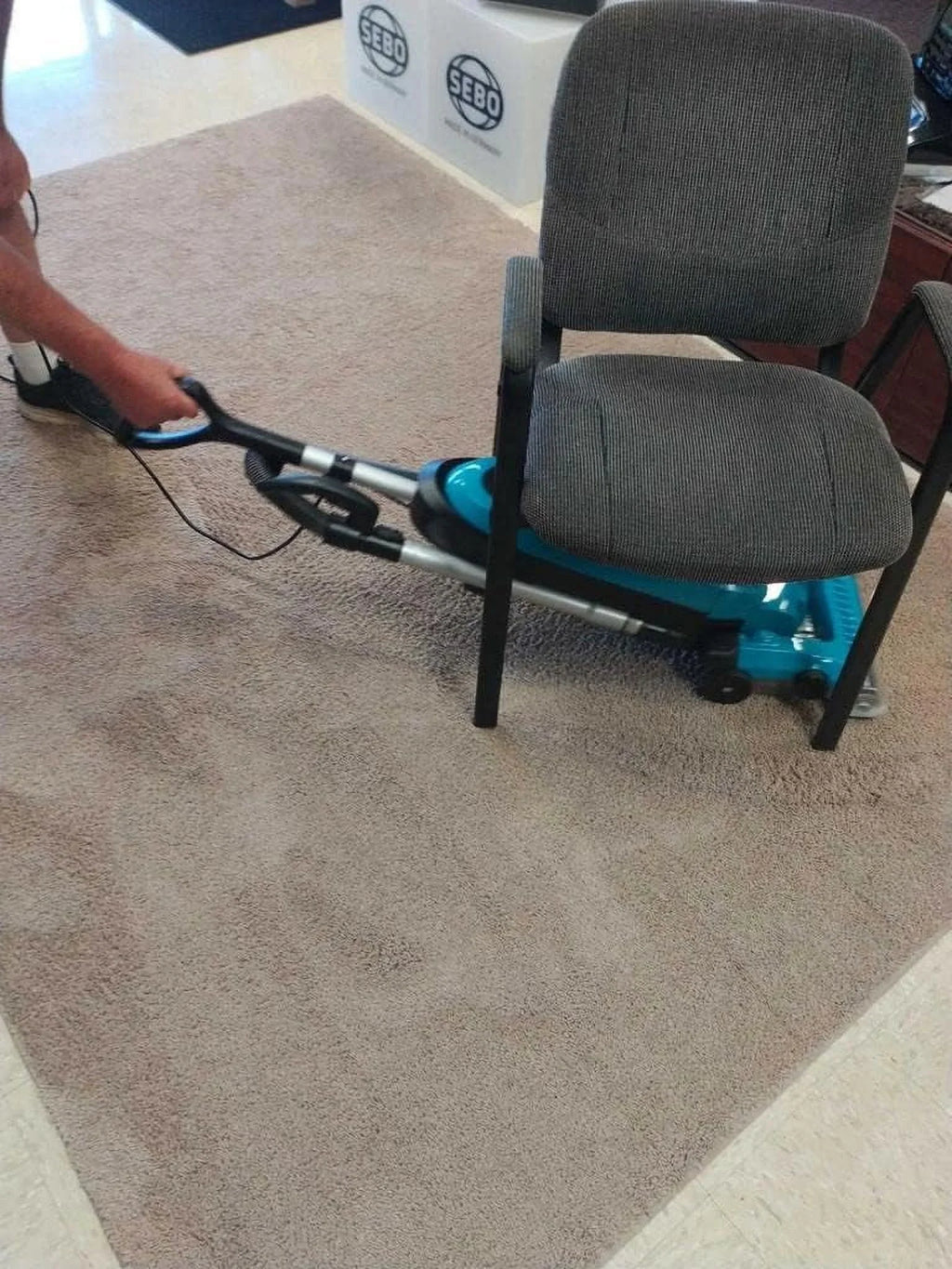 Tacony Titan T3200 Upright HEPA Vacuum Cleaner, Blue