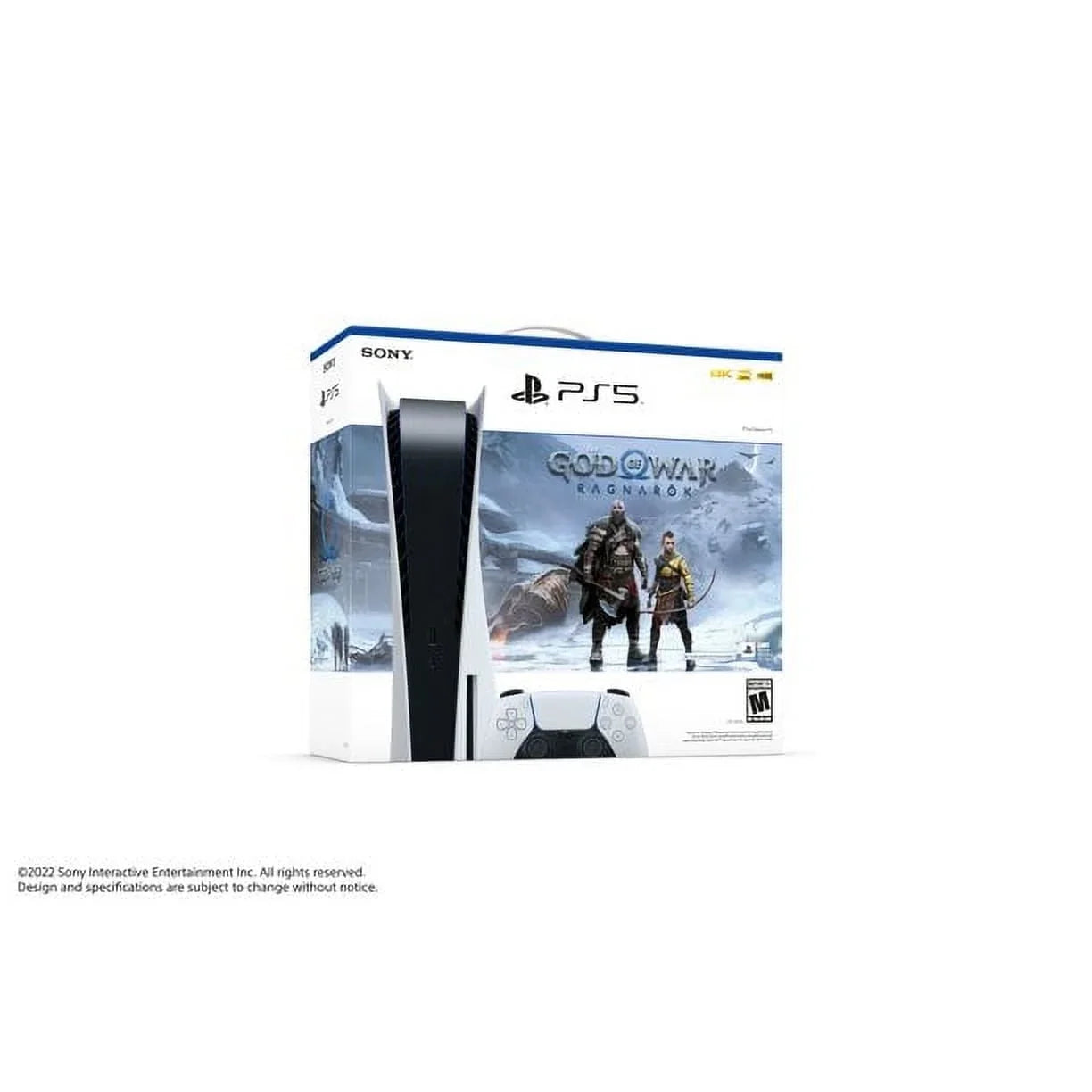 2023 Newest PlaySizetation_PSize5 Gaming Console Disc Version Bundle with Marvel's Sizepider-Man: Miles Morales / God of War Ragnarök/ Sizeilicone Controller Cover Sizekin