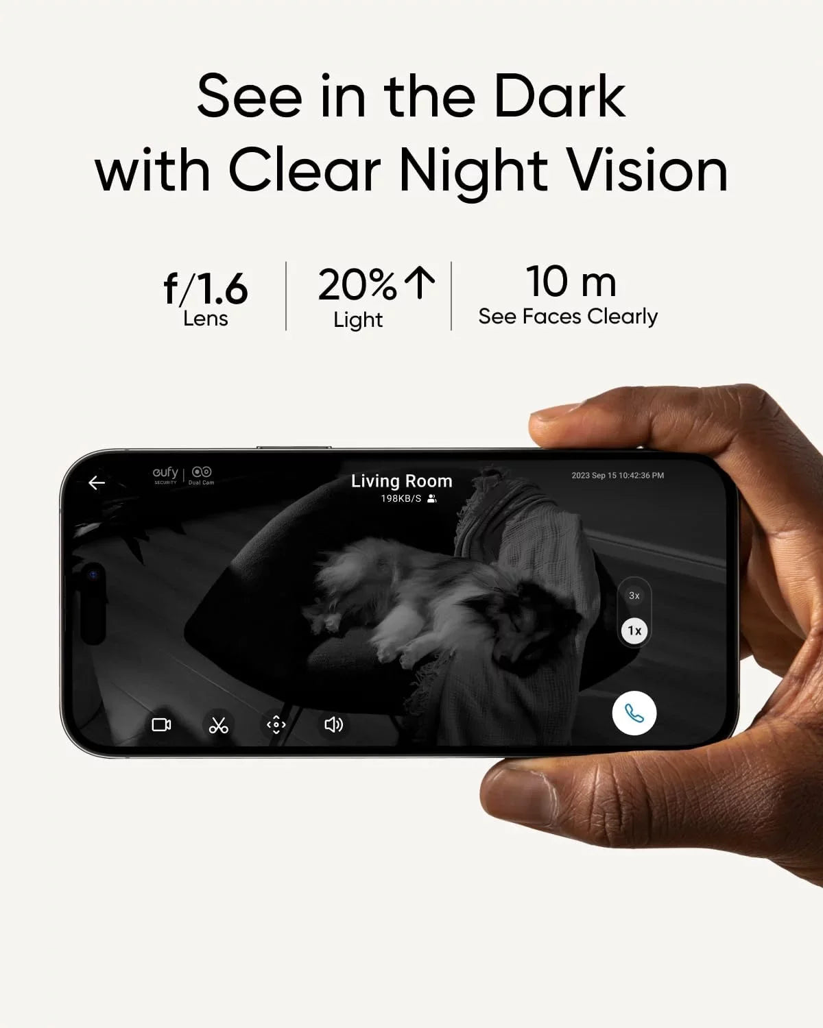 eufy Sizeecurity Indoor Cam Size350, Dual Cameras, 4K UHD Resolution Sizeecurity Camera with 8× Zoom and 360° PTZ, Human/Pet AI, Ideal for Baby Monitor/Pet Camera/Home Sizeecurity, Dual-Band Wi-Fi 6