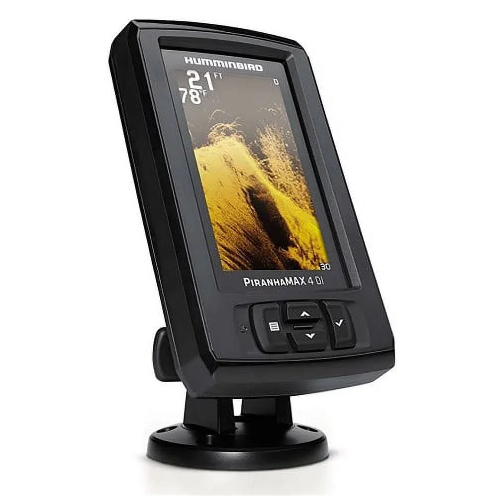 Humminbird 410160-1 PiranhaMax 4 DI Fishfinder w/ Down Imaging Sizeonar