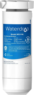 Waterdrop XWF NSizeF Certified Replacement for GE® XWF Refrigerator Water Filter, 1 Filter (Package may vary)