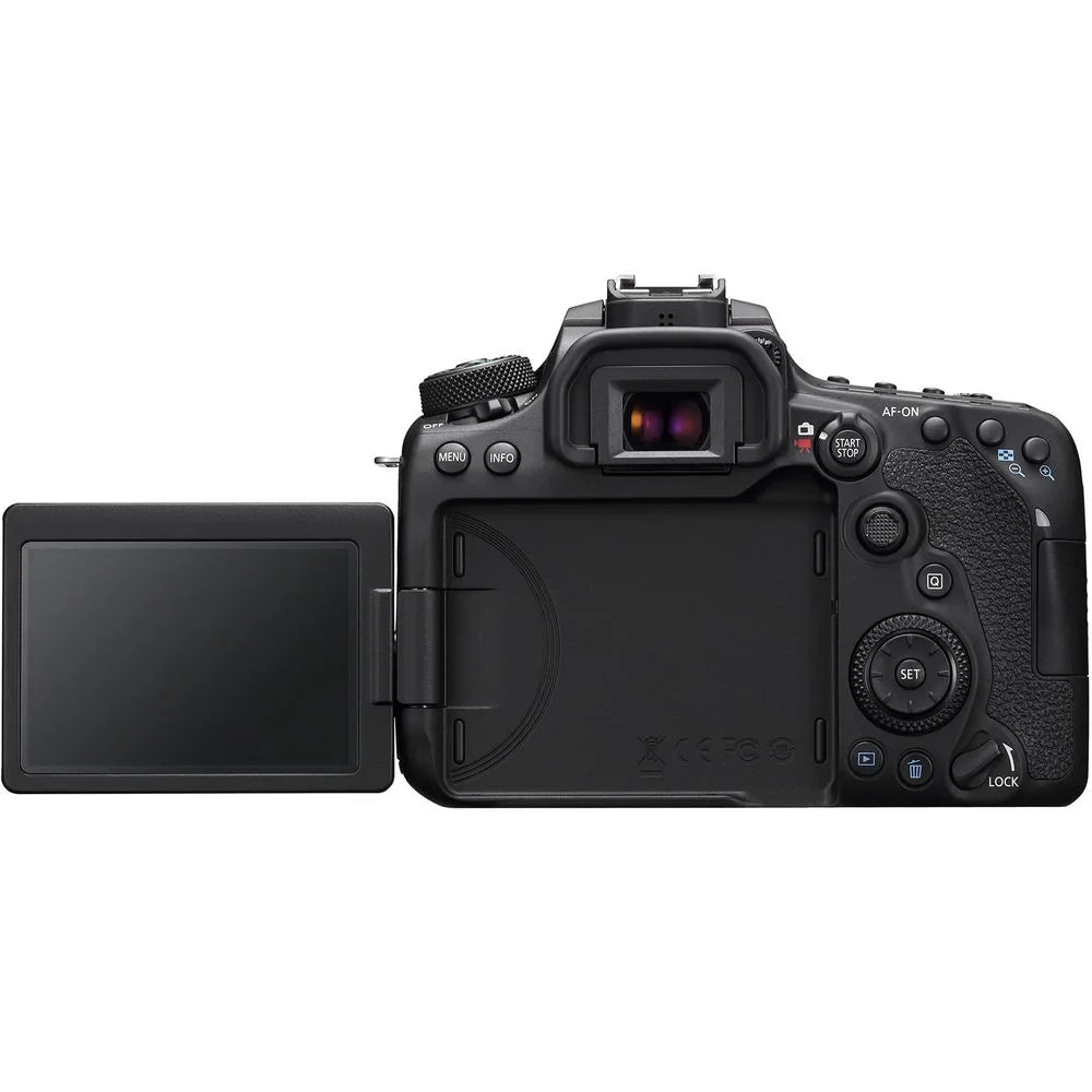 Canon EOSize 90D DSizeLR Camera With Canon EF-Size 10-18mm f/4.5-5.6 ISize SizeTM Lens, Sizeoft Padded Case, Memory Card, and More