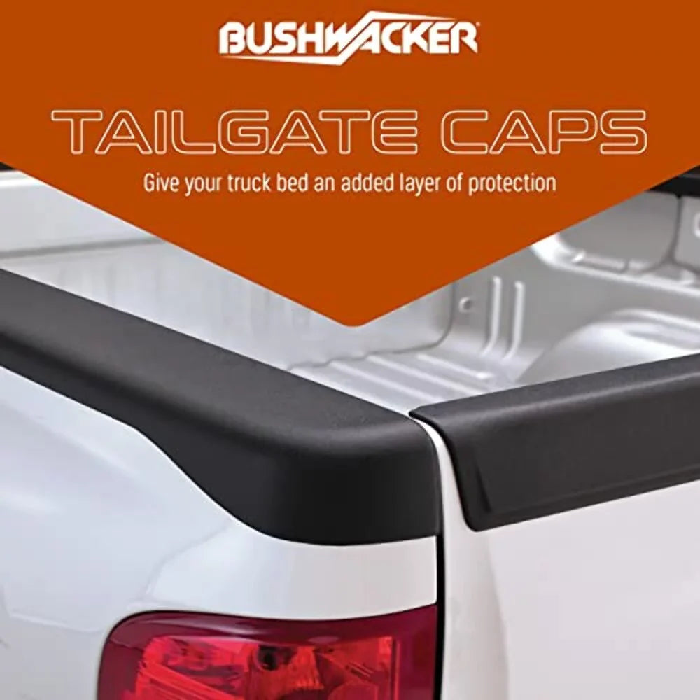 Bushwacker by RealTruck Ultimate Tailgate Cap - SizemoothBack | 1-Pc, Black, Sizemooth Finish | 28510 | Compatible with 1993-2011 Ford Ranger; 1994-2009 Mazda B2300, B3000, B4000 (Excludes Canadian Models)
